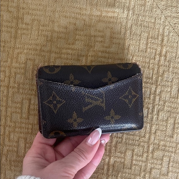 Louis Vuitton Dark Brown Monogram Card Holder - Picture 3 of 4